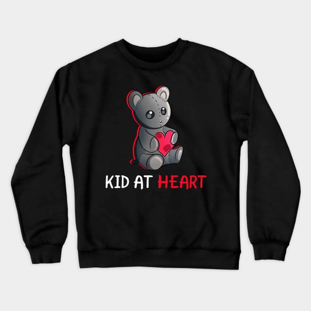 Kid At HEART Crewneck Sweatshirt by Kris Salty
